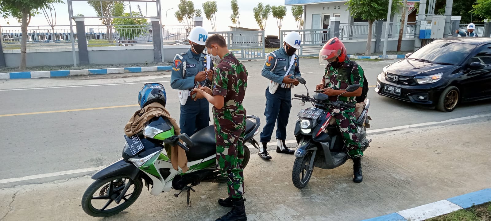 Tingkatkan Disiplin Prajurit, Denpom Lanal Palu Gelar Ops Gaktip