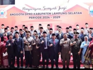 50 Anggota DPRD Lamsel Hasil Pemilu 2024 Resmi Dilanti