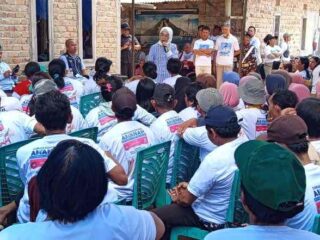 Cawabup Way Kanan Ayu Asalasiyah Kampanye Tatap Muka di Banjit  