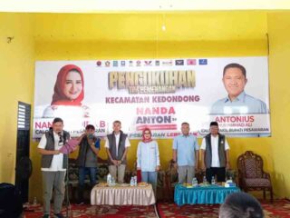Tim Dari Kecamatan Way Khilau dan Kedondong Siap Menangkan Paslon Nanda-Anton