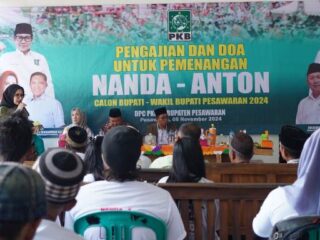 Hadiri Pengajian DPC PKB, ini Pesan Calon Bupati Nomor 2 Nanda Indira