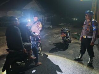 Jaga Kamtibmas dan Cegah C3, Polres Lampung Timur Rutin Patroli Malam Hari
