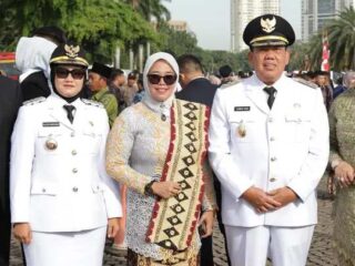 Pelantikan Serentak, Bupati dan Wabup Lampung Timur Siap Makmurkan Daerah