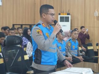 Polres PurbaIingga Ambil Sumpah dan Pakta Integritas Penerimaan Polri TA 2025