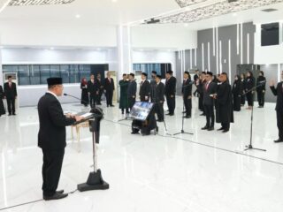 Lantik 78 Pejabat Fungsional, Wamen ATR/Waka BPN Tekankan Integritas dan Profesionalisme