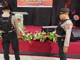 Polres Kebumen Lakukan Pengamanan Rangkaian Ibadah Paskah di Gereja