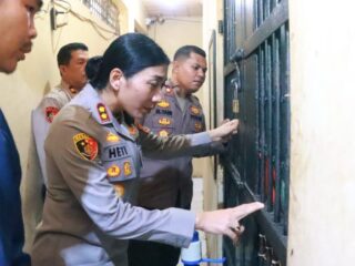 Pastikan Rutan Aman dan Layak, Kapolres Lamtim Cek Kondisi Tahanan