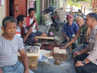 Dukung Operasi Aman Candi 2025, Satbinmas Polresta Cilacap Sambangi Tokoh Warga