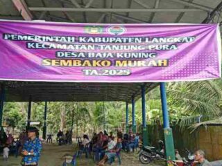 Bantu Masyarakat, Pemdes Baja Kuning Gelar Pasar Murah Sembako