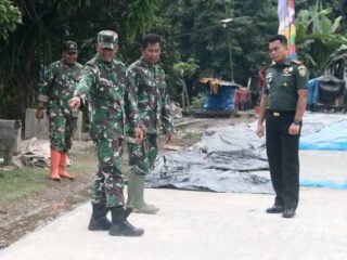 Melihat Progres di Lapangan, Dansatgas Optimis Pengerjaan Sasaran Fisik Selesai Tepat Waktu