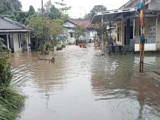 Banjir Rendam Puluhan Rumah di Desa Labuhanratu Dia, Warga Minta Penanganan Serius