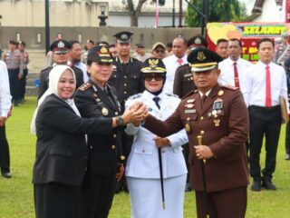 Gelar Upacara Hari Bhayangkara ke-79, Polres Lampung Timur Syukuran dan Beri Penghargaan ke Personel