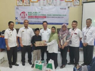 Pemkab Pesawaran dan Kemensos Salurkan Bantuan ATENSI Kepada 198 Anak