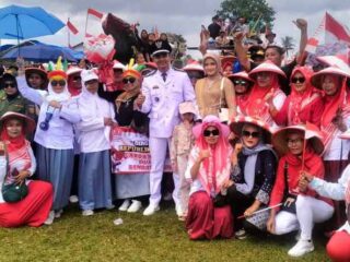 Meriah dan Spektakuker, Gelaran Pawai Karnaval HUT Desa Bandar Agung ke-56 dan Hari Kemerdekaan RI ke-80