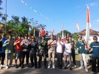 Babinsa Kodim 0429/Lamtim Pengamanan Semarak HUT Kemerdekaan RI Ke-80