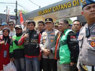 Temui Aksi Solidaritas Ojol, Kapolda Banten Tegaskan Proses Hukum Berjalan Tegas dan Transparan