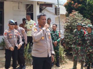 Polres Way Kanan dan Polres Lampung Utara Pam Aksi Unras di PT PML Reg 46 Way Hanakau