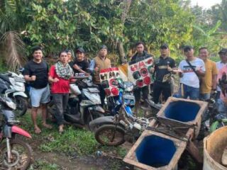 Polsek Bandar Sribhawono Gerebek Arena Judi Sabung Ayam, Puluhan Pelaku Kabur Tunggang Langgang