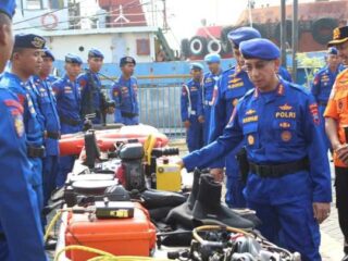 Siaga Bencana, Ditpolairud Polda Jateng Gelar Apel Pasukan dan Alat SAR