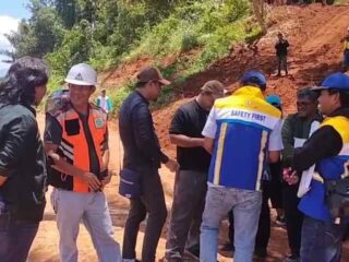 BPK RI Bersama BBWS Mesuji Sekampung Monitoring Rehabilitasi Jaringan Irigasi Way Bumi Agung