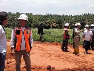 Usai BPK RI, Kini Tim PPS Kejati Lampung Lakukan Verifikasi Proyek Rehab Irigasi Way Bumi Agung