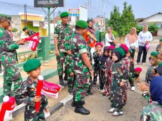 Ada Apa TK Fauzan Akbar Margototo Kunjungi Koramil 429-13/MK