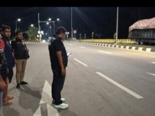 Wujudkan Kamtibmas Kondusif, Unit Reskrim Polsek Pangkalan Brandan Rutin Gelar Patroli Malam