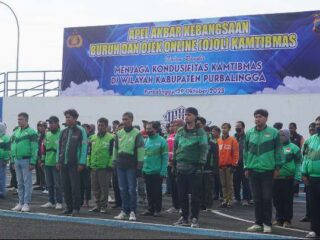 Polres Purbalingga Gelar Servis Kendaraan dan Pemeriksaan Kesehatan Gratis untuk Ojol dan Buruh