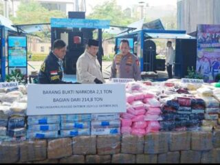 Presiden Pimpin Pemusnahan 214,84 Ton Narkoba, Kapolri: Tindak Lanjut Asta Cita