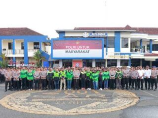 Polresta Cilacap Gandeng Komunitas Ojol Perkuat Kamtibmas dan Keselamatan Berlalu Lintas