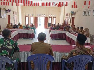 Sinergi Dengan Pemdes, Babinsa Hadiri Rakor di Wilayah Binaan