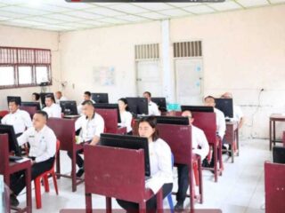 Wakil Bupati Nias Barat Hadiri Pembukaan Ujian Hari Pertama Profiling ASN