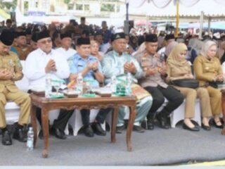 Wabup Tiorita Tutup MTQ 58 di Sawit Seberang, PT LNK Raih Juara Umum