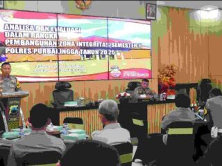 Anev Pembanguan Zona Integritas, Polres Purbalingga Komitmen Menuju WBBM