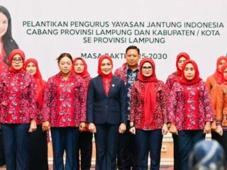 Bupati Nanda Indira Dilantik Sebagai Ketua YJI Cabang Pesawaran Periode 2025–2030