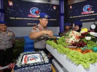 HUT Korps Polairud ke-75, Kapolda Kalteng Terima Brevet Bhayangkara Bahari