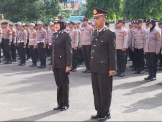 Dua Perwira Polres Purbalingga Jalani Wisuda Purnabakti