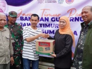 Sinergi, Bupati Syah Afandin dan Gubernur Jatim Pantau Kondisi Pengungsi Banjir di Langkat