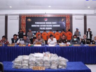 Musnahkan Barang Bukti Puluhan Ribu Gram Sabu, Polres Asahan Selamatkan 75 Ribu Jiwa