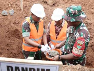 Dandim 0429/Lamtim Bersama Bupati Groundbreaking Pembangunan KDKMP Girikarto