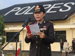 Kapolres Lampung Timur Pimpin Upacara Peringatan Hari Ibu ke-97