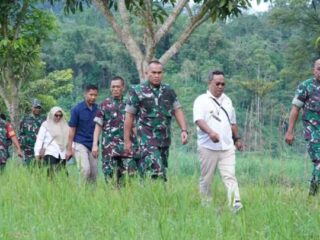 Kasdim 0808/Blitar Dampingi Danrem 081/DSJ, Tinjau Lokasi TMMD Ke 127 TA 2026 di Blitar