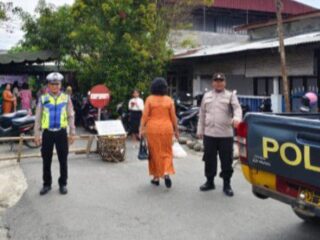 Polsek Pangkalan Brandan Amankan Ibadah Minggu, Ini Penjelasan Kapolres Langkat