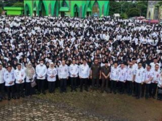 Ribuan PPPK Paruh Waktu di Lampung Utara Resmi Dilantik