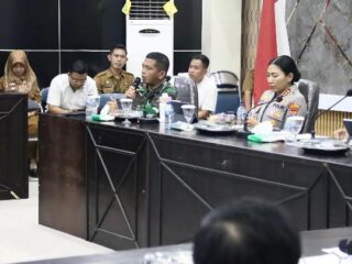 Hadiri Rakor Penanganan Konflik Gajah Dengan Warga Desa Penyangga, Dandim : Setiap Masalah Pasti Ada Solusi
