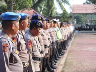 Kapolres Langkat Tekankan Integritas, Disiplin dan Peningkatan Kinerja Personel