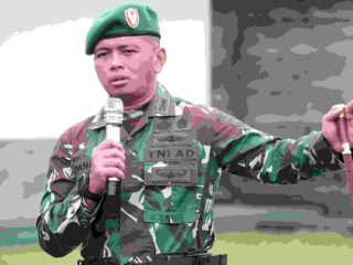 Dandim Pimpin Upacara Bendera Bulanan Sekaligus Jam Komandan