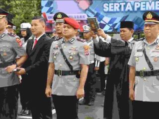 Polresta Tangerang Gelar Sertijab Kabag, Kasat dan Kapolsek