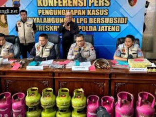 Ungkap Kasus LPG Subsidi, Polda Jateng Amankan 4 Tersangka dan Ribuan Tabung Gas