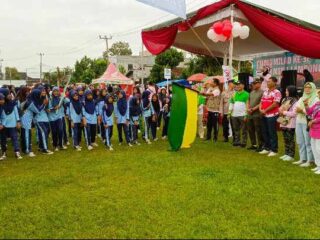 Danramil Pekalongan Hadiri Fun Run 5KM Milad MIN 1 Lampung Timur